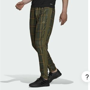 adidas Men's Tiro Tartan Plaid Zip Pocket Pants